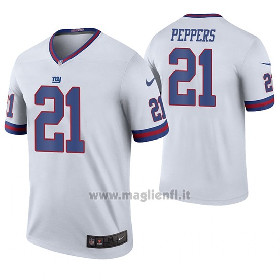 Maglia NFL Legend New York Giants Jabrill Peppers Bianco Color Rush